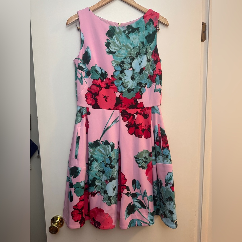 Taylor Pink Floral Women's Dress